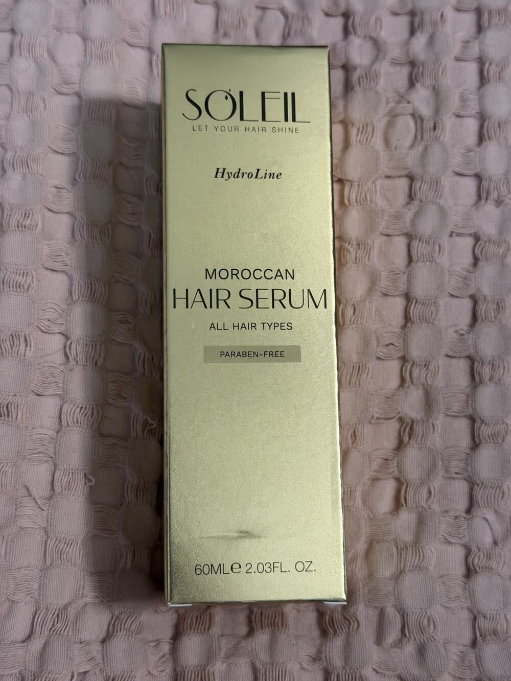 Soleil Moroccan Hair Serum 2.03 Fl. Oz. 60ml Hydroline